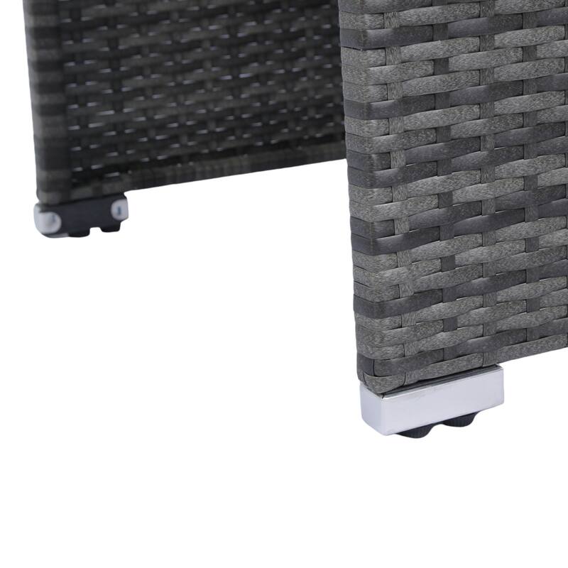 8 Piece Patio Sectional Rattan Sofa Set