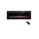 preview thumbnail 1 of 8, Electric Fireplace Heater Recessed Wall-mounted w/ RC (750-1500W)