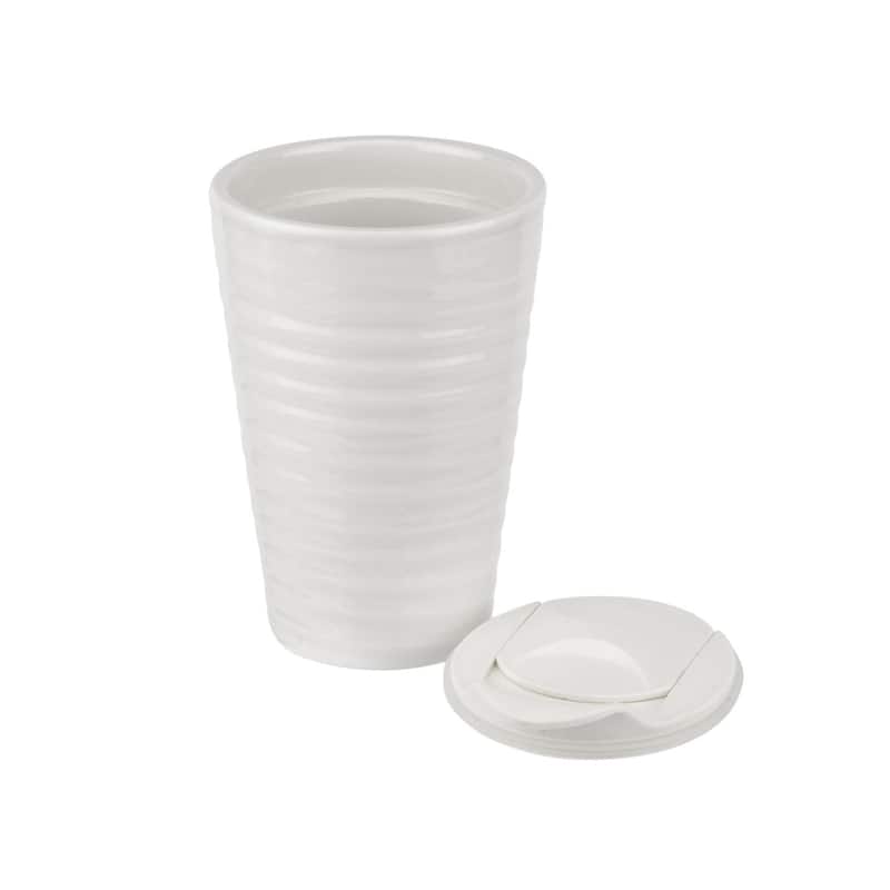 Portmeirion Sophie Conran Travel Mug 8 Ounce Mug with Lid