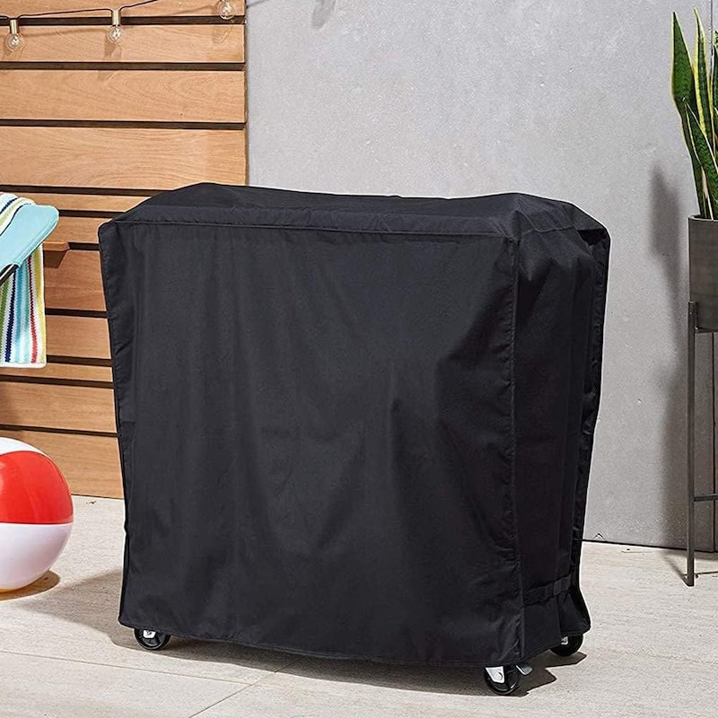 Waterproof Rolling Cooler Cover for 65-80 Quart Ice Chest - Patio Party Cart Protector - 34"Lx19"Wx31"H