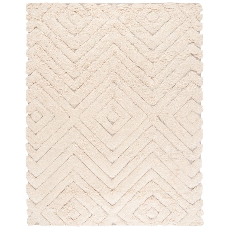 SAFAVIEH Handmade Casablanca Cona Shag Wool Rug