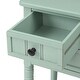 preview thumbnail 5 of 33, Moda Narrow Console Table, Slim Sofa Table with Three Storage Drawers