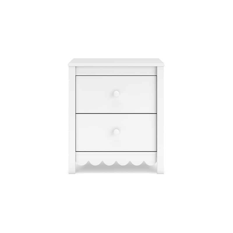 Signature Design by Ashley Hallityn White Nightstand