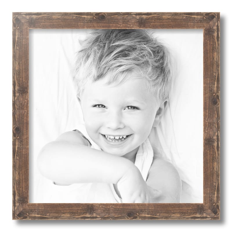 ArtToFrames Bosswood Rustic 16x16 Inch Picture Frame, 1.63 Inch Wood Poster Frame Available in Multiple Colors (SM-SC-16x16)