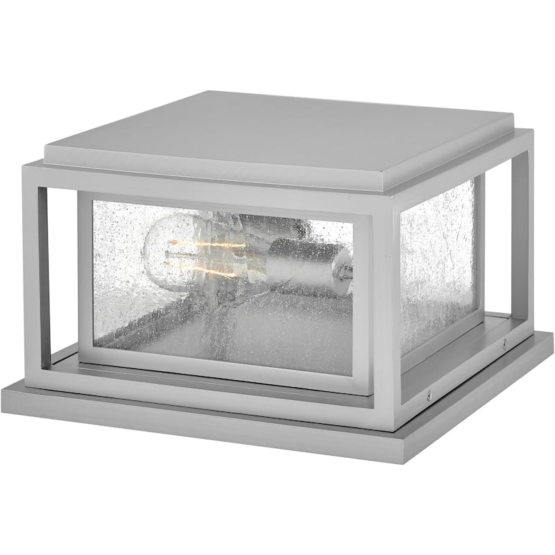 Hinkley Lighting 1008-LV Republic 2 Light 8" Tall LED Post Light - Satin Nickel