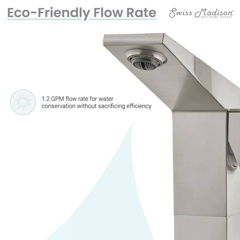 Carré 9 Single Handle Bathroom Faucet