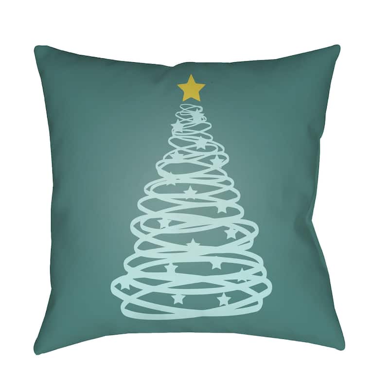 Livabliss Christmas Tree Holiday Pillow