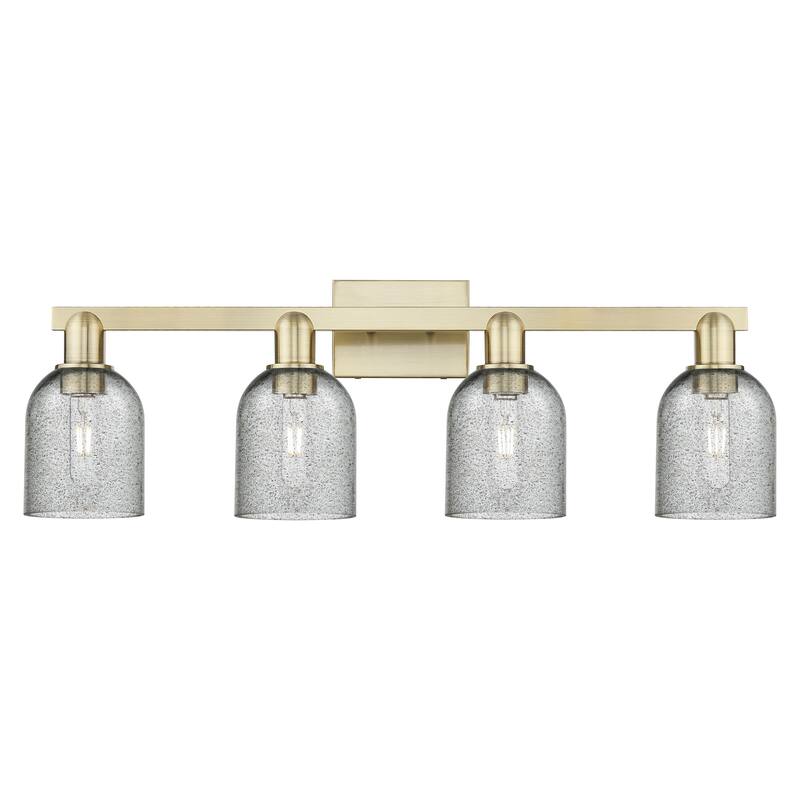 Innovations Lighting Endless Possibilities Arcadia - Caledonia - 4 Light 32" Bath Vanity Light - Antique Brass/Charcoal