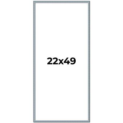 22x49 Frame Rustic Sky Blue Solid Wood Picture Frame | 0.75 Inch