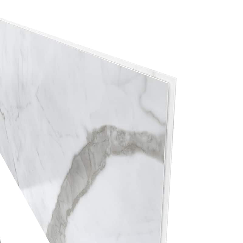 Epiphany Glue-up Wall Tiles 15.75 in. H x 31.5 in. L In Smooth Marble Glacier