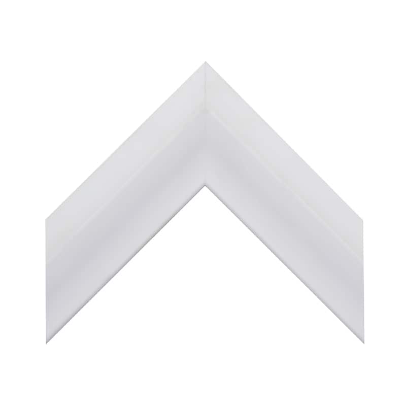Frame My Mirror White Framed Wall Mirror, Woodford Design