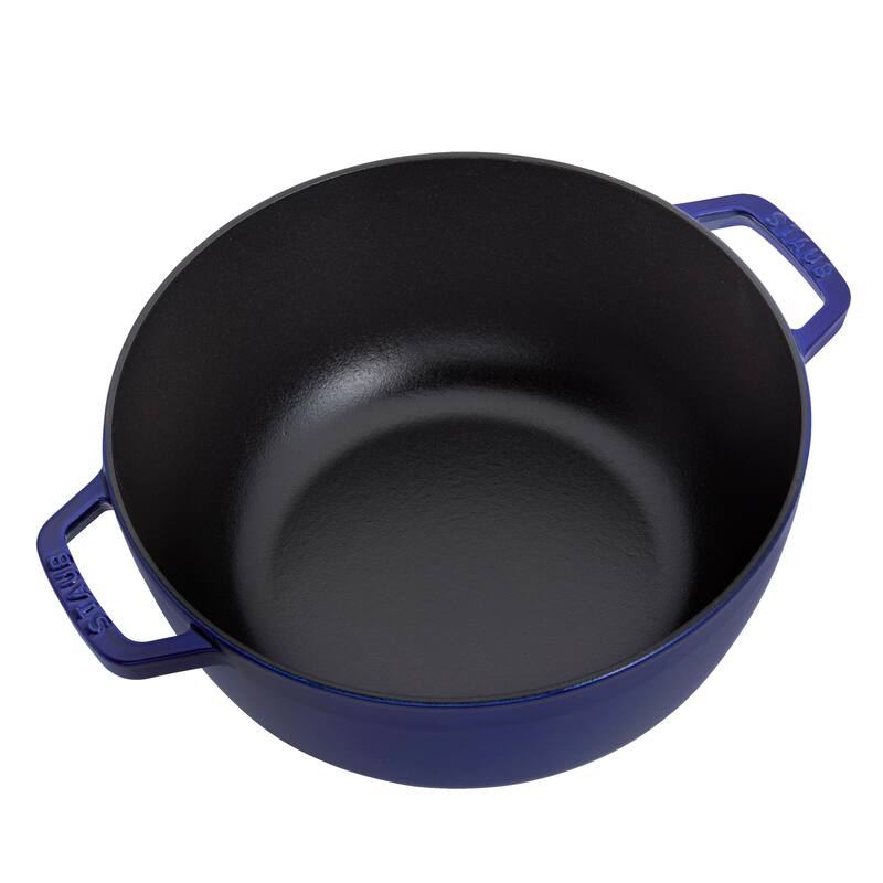 Staub Cast Iron Essential French Oven, Dutch Oven, 5-quart, serves 5-6, Made in France - 5-qt