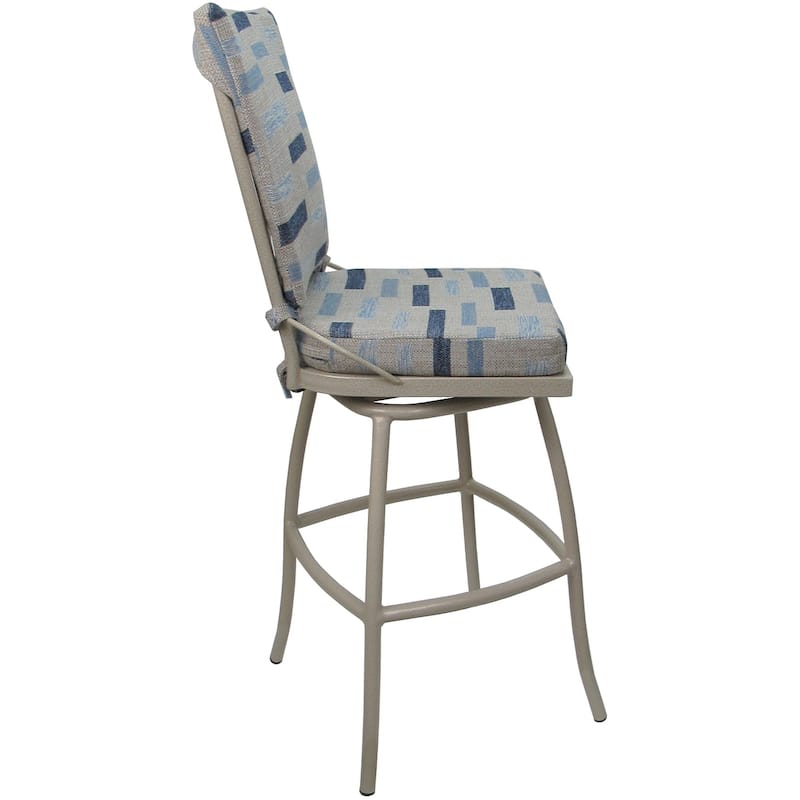 Outdoor Bar Stool Counter 26" 30" Extra Tall 34" - Jamey without Arms