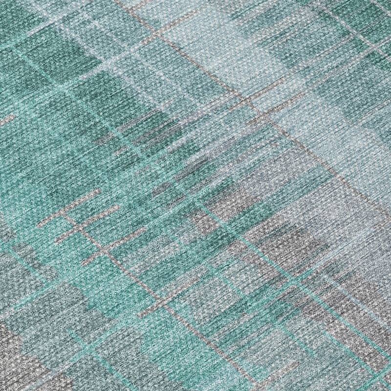 Machine Washable Indoor/ Outdoor Contemporary Aaron Chantille Rug