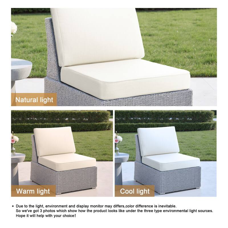 Sunbrella Indoor Outdoor Chair Cushion and Pillow