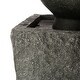 preview thumbnail 16 of 33, Demta Floating Sphere Oversized LED Fountain by Havenside Home