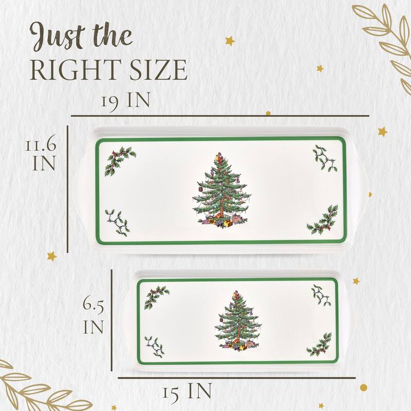 Pimpernel Christmas Trays Set