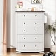 preview thumbnail 1 of 19, 5 Drawer 31.5" W Dresser 2 in 1 Convertible Chest with Detachable Top Drawers and Side Fabric Pocket