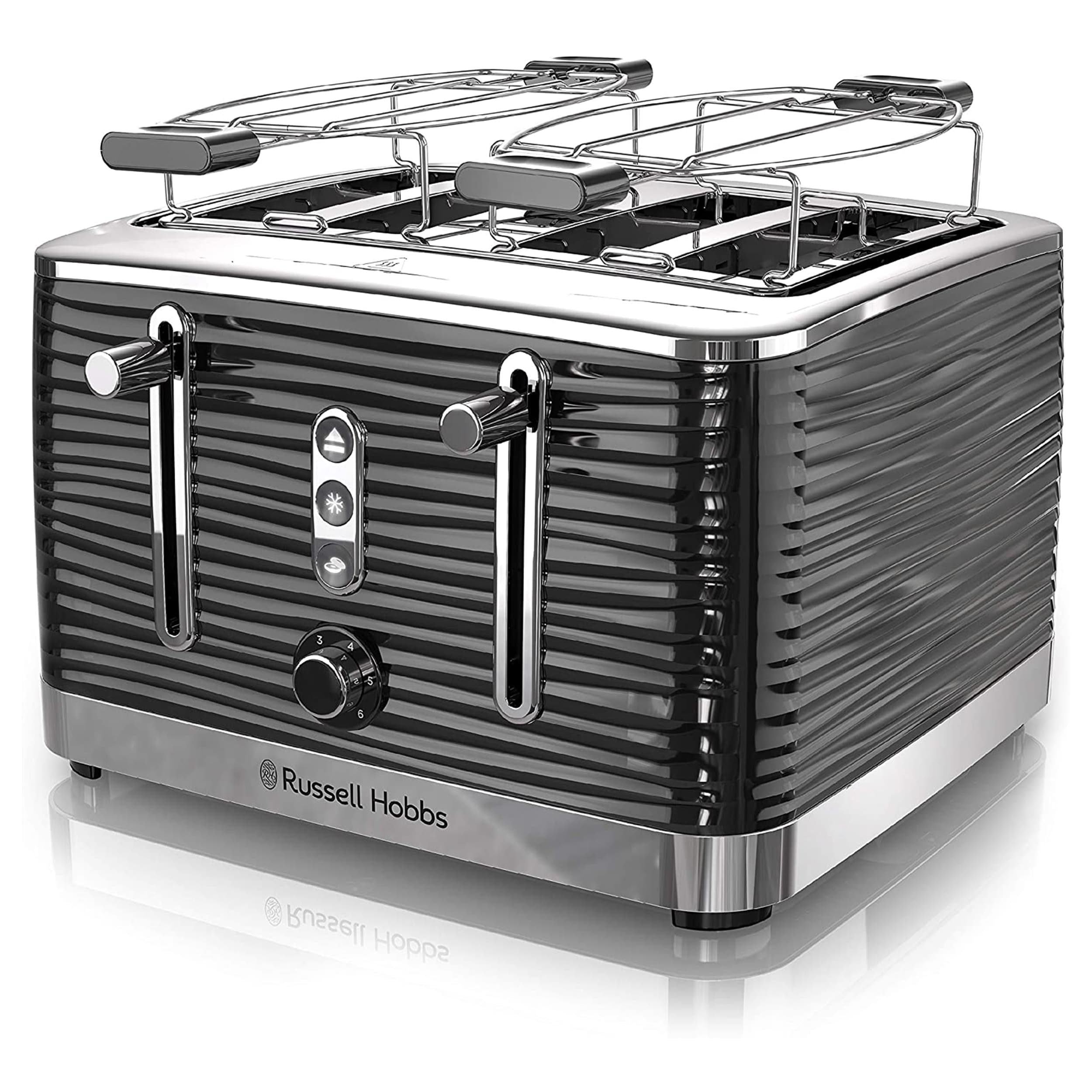 Russell Retro Style Toaster in Black - Overstock - 33418911
