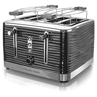 Russell Hobbs Retro Style 4 Slice Toaster in Black