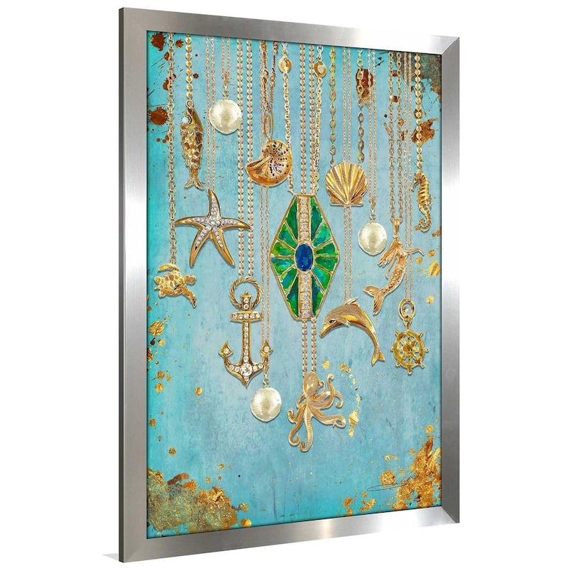"Under The Sea In Blue" by Jodi Print on Acrylic
