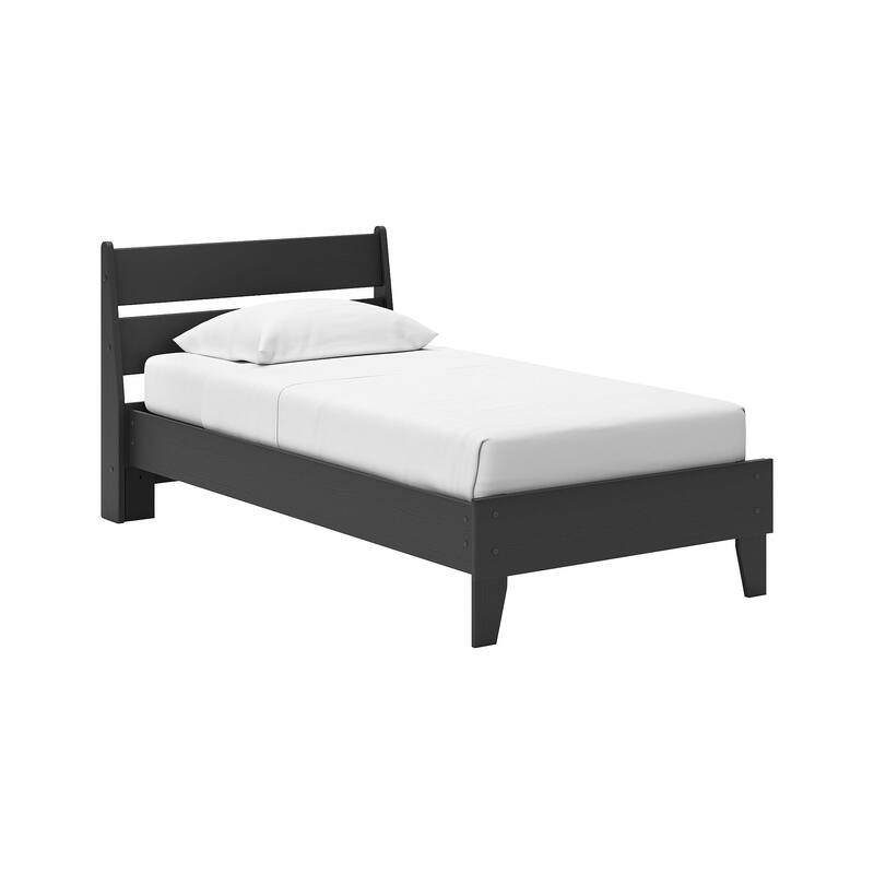 Signature Design by Ashley Socalle Black Panel Platform Bed