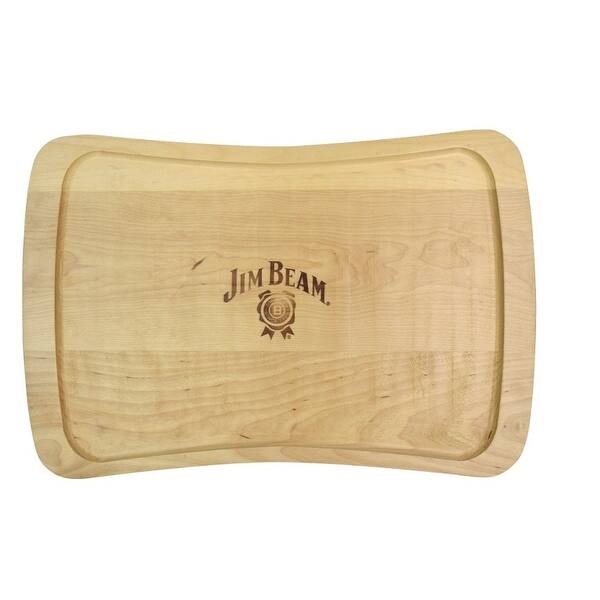 Jim Beam JB0206 Cast Iron Fajita Pan with Wooden Trivet, Pre
