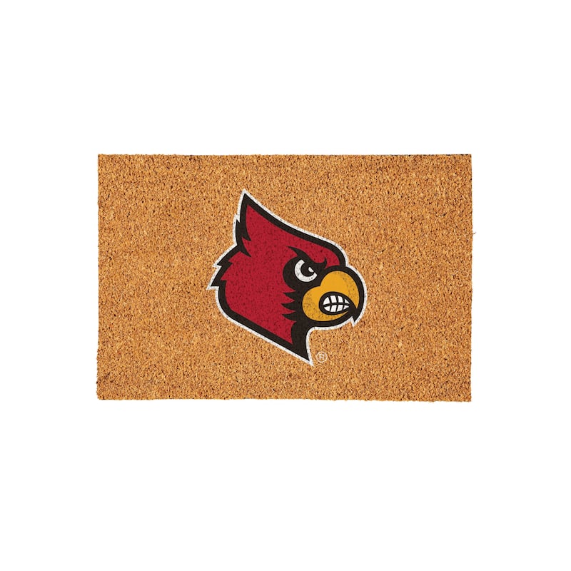 University of Louisville Full Color Indoor/Outdoor Coir Mat
