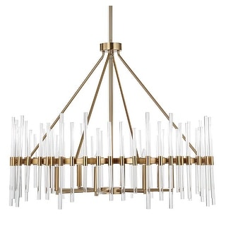 Uttermost 21389 Crystal 8 Light 39" Wide Ring Chandelier