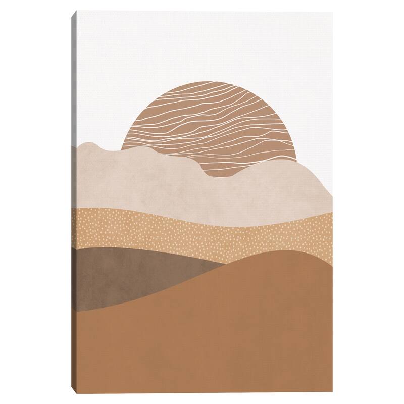 Graphic Sunrise by Sisi and Seb Canvas Art Print