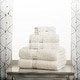 preview thumbnail 14 of 71, Superior Egyptian Cotton Pile Heavyweight 6-Piece Towel Set 6-Piece Set - Cream