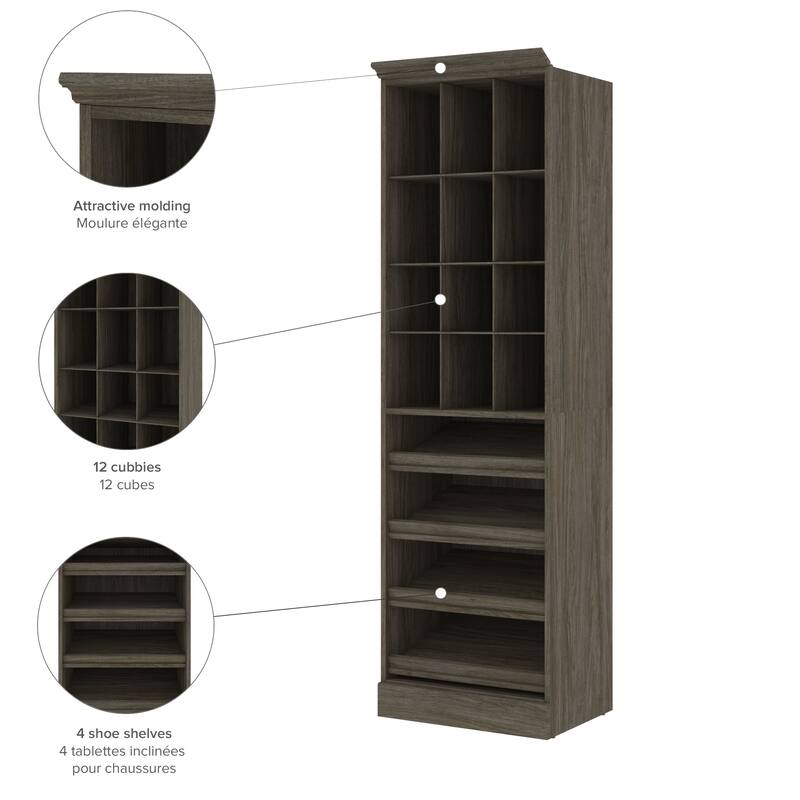 Versatile 25" Closet Organizer by Bestar