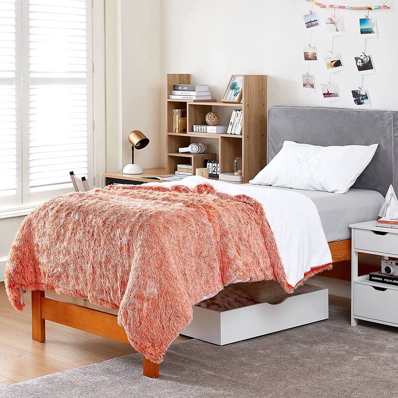 Chommie Weighted Coma Inducer® Comforter - Are You Kidding - Frosted Orange - Twin XL