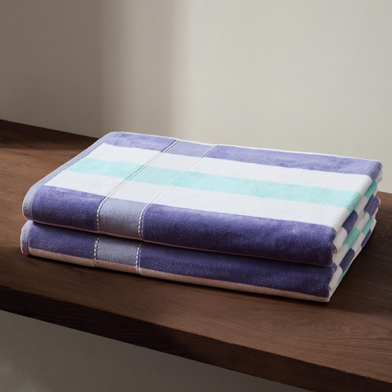 Calvin Klein 2 Piece Beach Towel Set - 2 Piece
