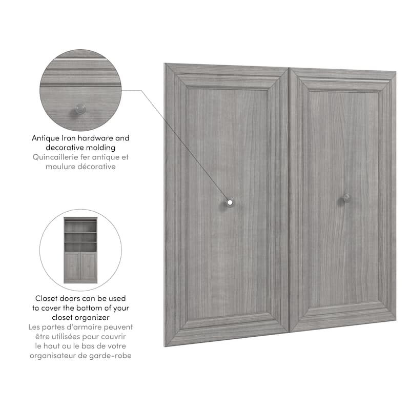Pur 2 Door Set for Versatile 36W Closet Organizer by Bestar