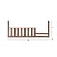 preview thumbnail 16 of 15, Child Craft Toddler Guard Rail for Kieran, Orbit Flat Top, & Jordyn Cribs