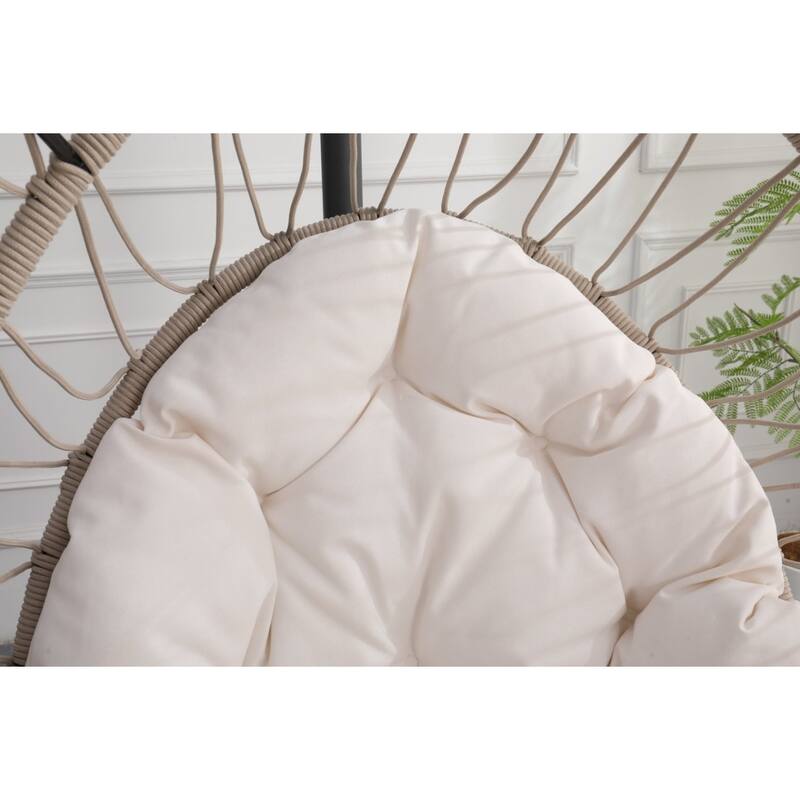 Outdoor Garden Rattan Egg Swing Chair, Hanging Chair PE hanging Chair