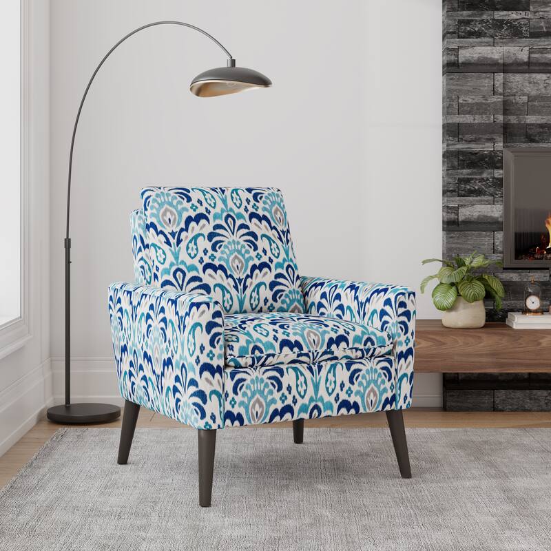Allyson Mid-Century Modern Small Space Accent Armchair