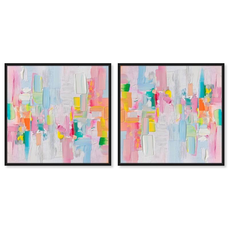 Turbulence II Canvas by Art Remedy - 20" x 20" - White