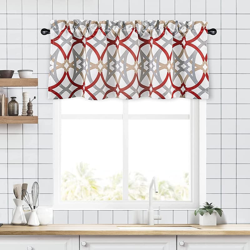 DriftAway Alexander Spiral Geo Trellis Pattern 3 Pieces Kitchen Set