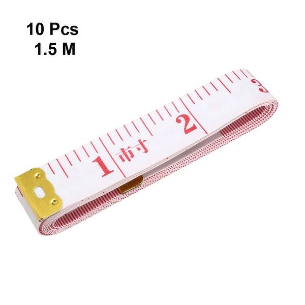 Shop 59 Inch Measuring Tape Soft Dual Sided Body 1 5m White