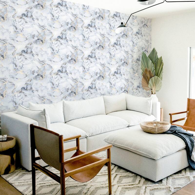 Arthouse Merrick Grey Marble Wallpaper