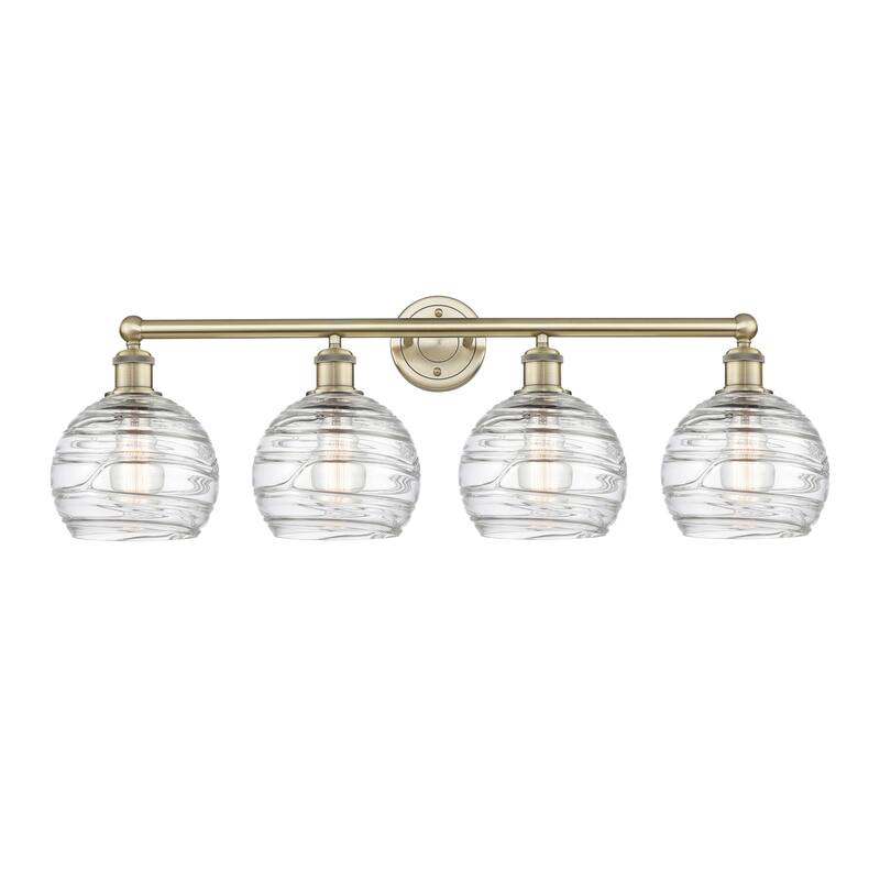 Innovations Lighting Athens Deco Swirl - 4 Light 35" Bath Vanity Light