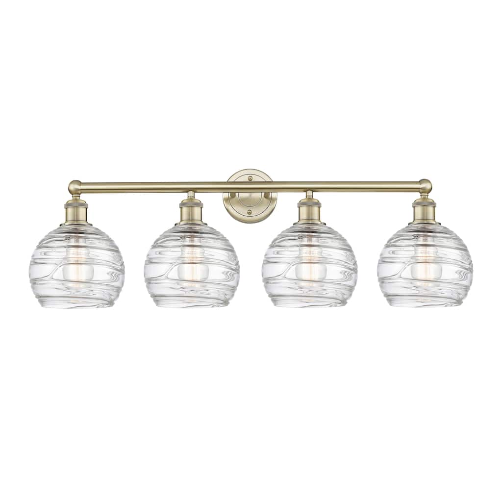 Innovations Lighting Athens Deco Swirl - 4 Light 35" Bath Vanity Light