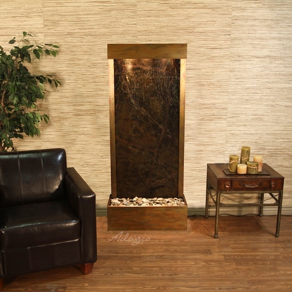 Adagio Harmony River Fountain - Flush Mount - Rustic Copper - Choose Options