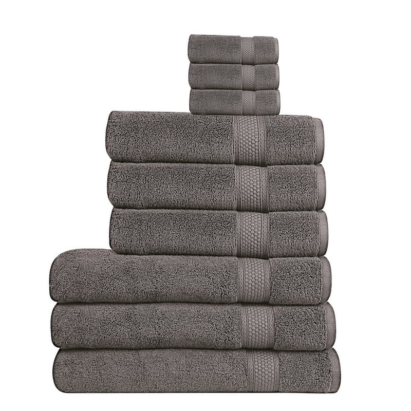A1HC Bath Towel Sets, 100% Ring Spun Cotton, Zero Twist, Highly Absorbent, 500 GSM Low Lint, Quick Drying Bathroom Towel Sets