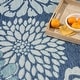 preview thumbnail 7 of 5, Nourison Garden Oasis Indoor/Outdoor Blue Floral Tropical Area Rug