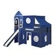 preview thumbnail 45 of 117, JACKPOT Prince & Princess Low Loft Twin Bed, Ladder Slide Tent & Tower