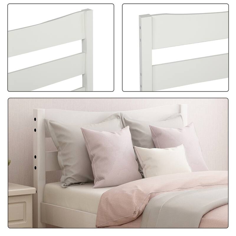 Twin Size Wood Platform Bed