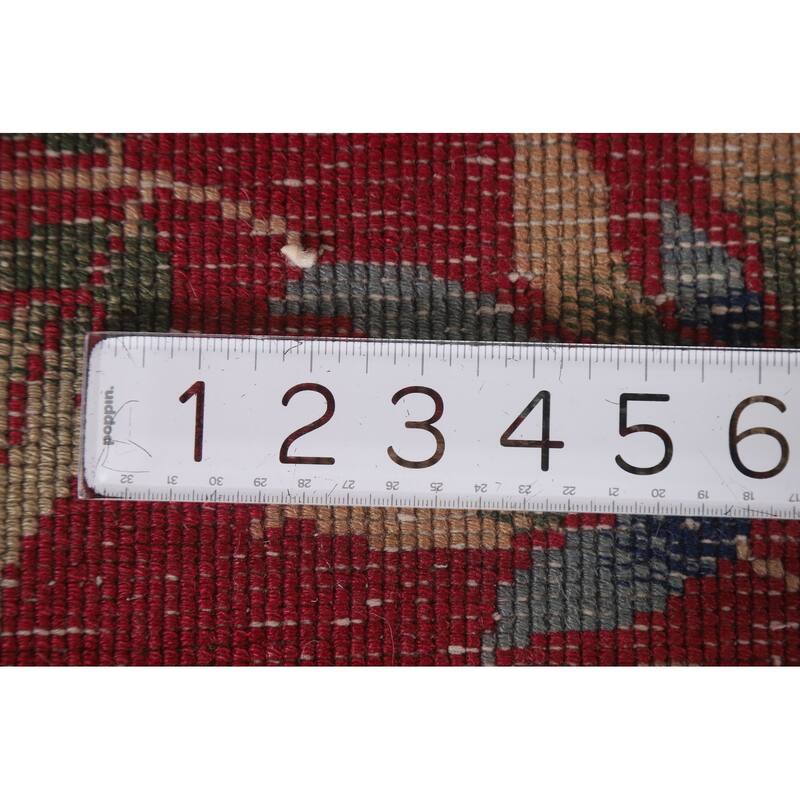 Vegetable Dye Art Deco Chinese Area Rug Hand-knotted Wool Carpet - 2'1"x 3'9"